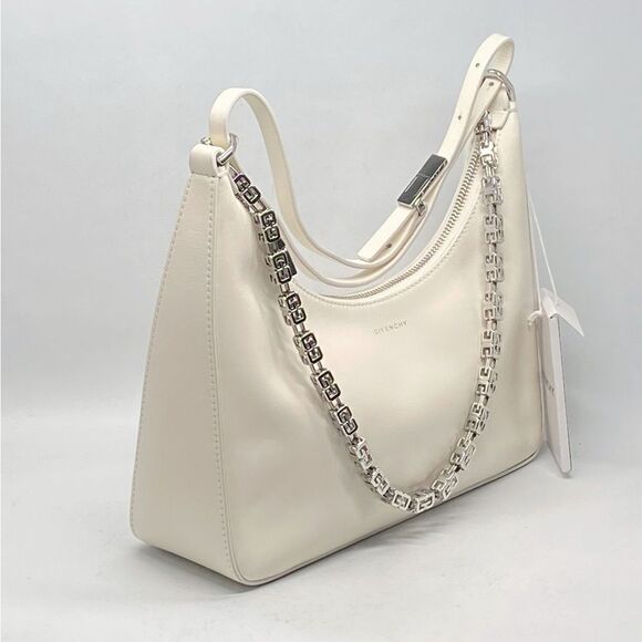 Givenchy Moon Cut-Out Calfskin Small Hobo Bag - Picture 4 of 16